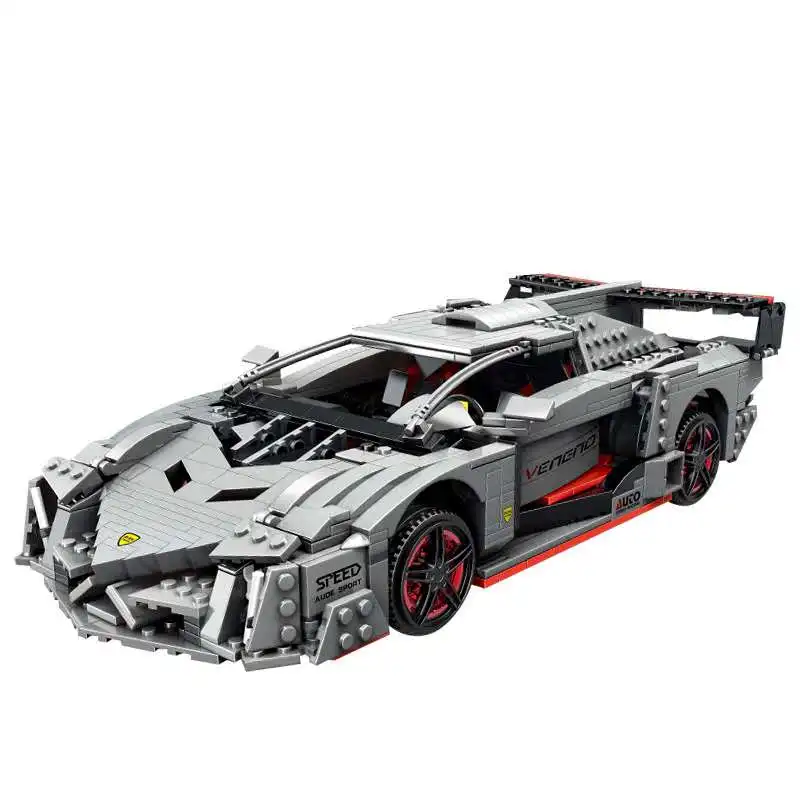 Разнообразие креативных Lamborghinis Veneno Roadster technic Супер гоночный автомобиль MOC 10559