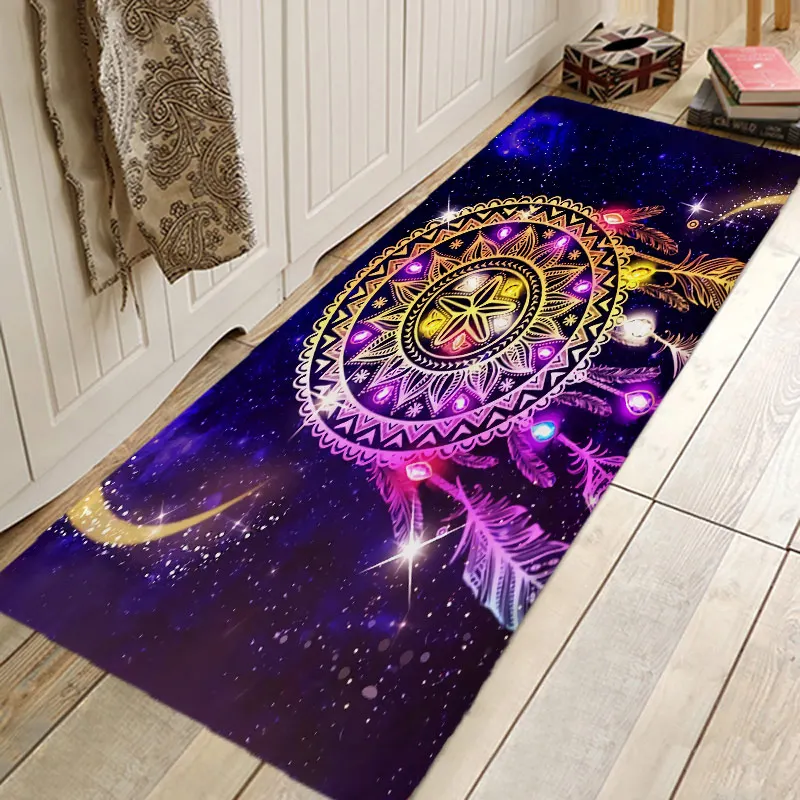 

Dream Mandala Pattern Floor Mat Hallway Carpets and Rugs for Bedroom Living Room Kitchen Bathroom Anti-Slip Floor Mats