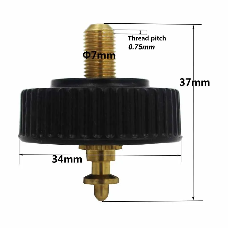 Винт для ног Фокусирующая спиральная нить шаг спиральной нити 0 75 мм