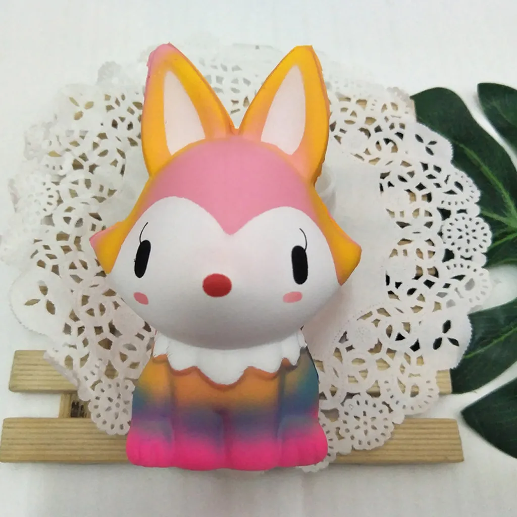 

Kawaii Exquisite Fun Fox Charm Super Slow Rising Squeeze Pressure Stress Reliever Toy Sensory Squeeze Squishy Antistress Fidget
