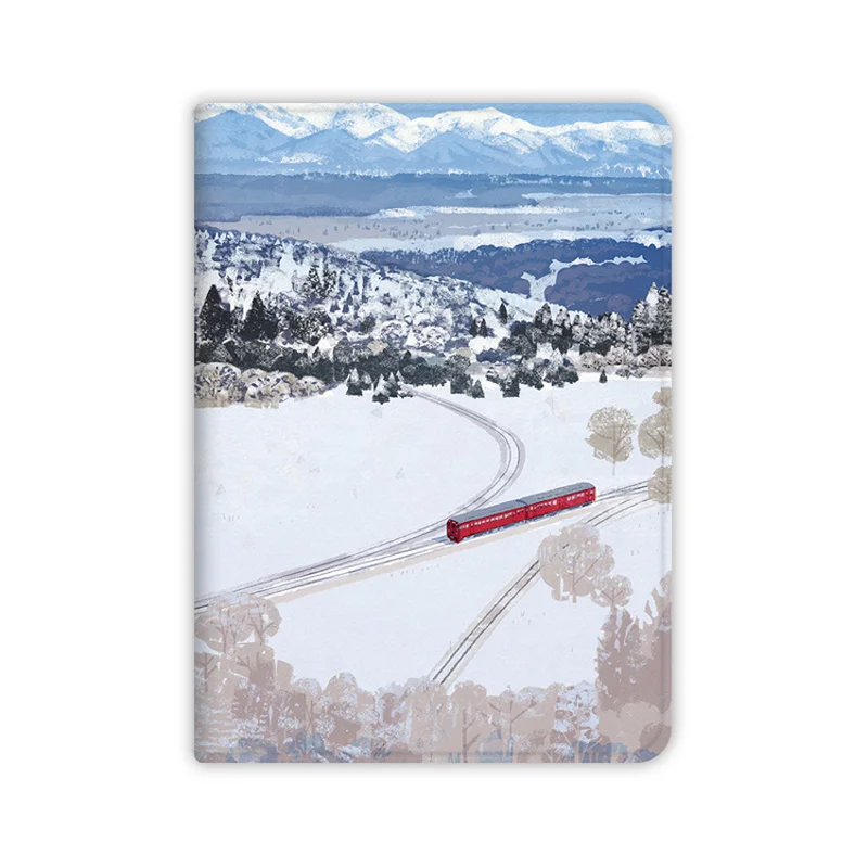 

For Ipad Mini 5 Pro 12 9 11 Air 4 10.2 Case Landscape Healing Protective Shell with Pen Slot Anti-fall Leather Case