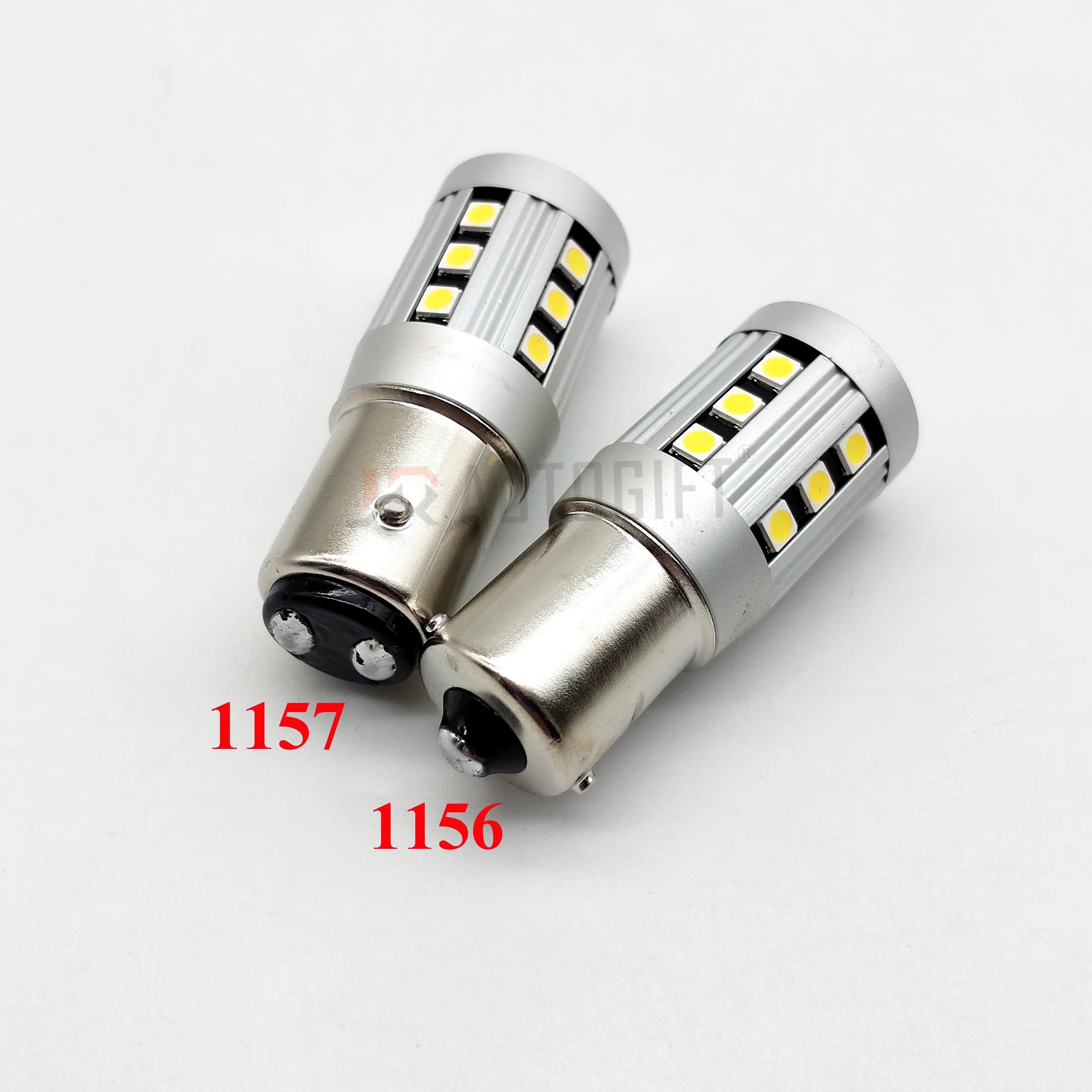 10PCS Car-styling 3030 24 SMD 1156 1157 3156 3157 7440 7443 Base Type Led Bulb 12V-24V Parking Driving Backup Turn Tail Light | Автомобили
