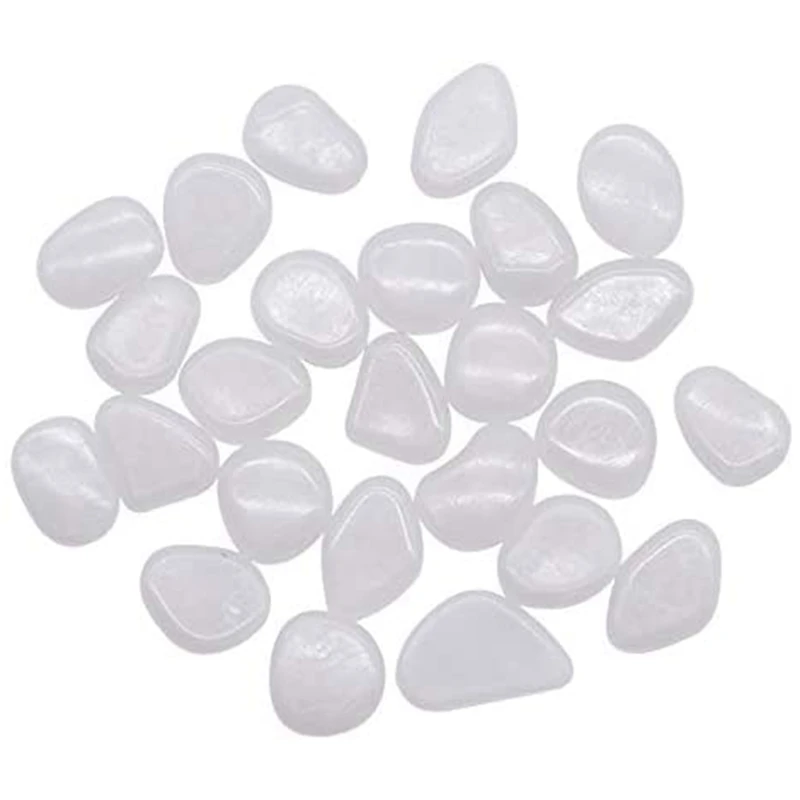 

Светящиеся гальки 500 шт., украшение для заднего двора, украшение для двора, уличное украшение, светящиеся камни для сада