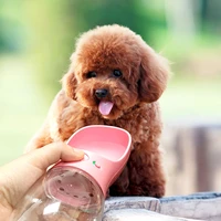 pet cupdog drinking cuppp material dog drinking cupoutdoor portable drinking and feeding bottle with cuppet dog drinking cup