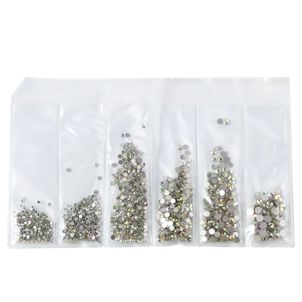 Хит продаж украшение для дизайна ногтей с плоским дном стеклянные маленькие