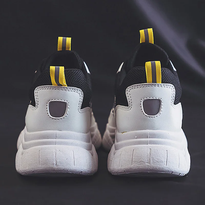 Светоотражающие мужские вулканизированные туфли Удобные кроссовки Мужская