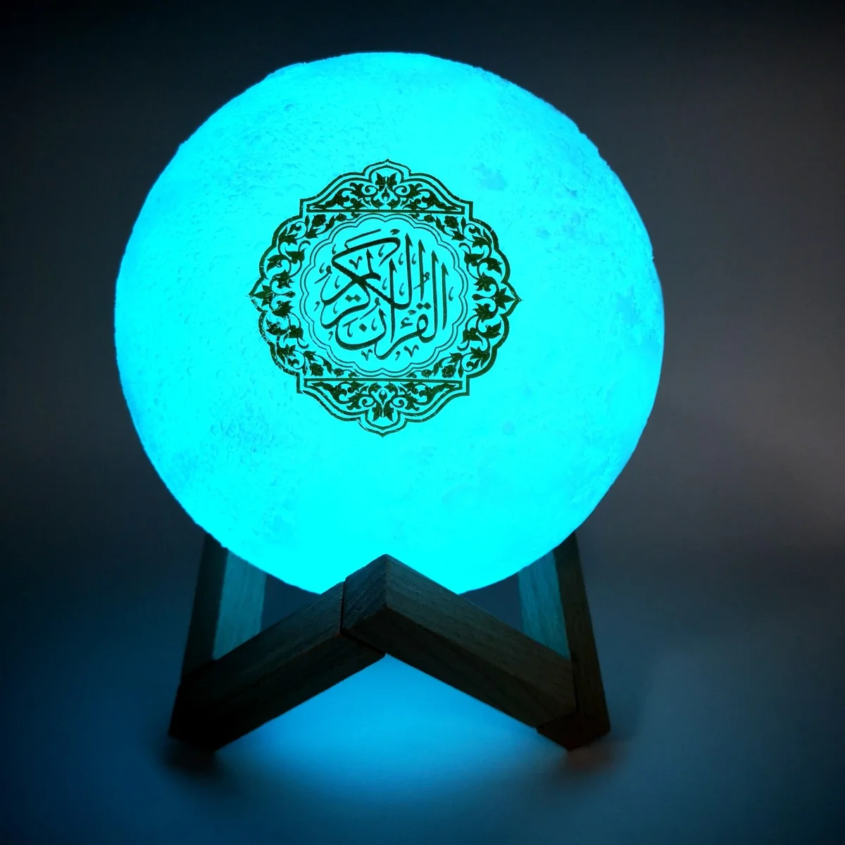 

Bluetooth Speakers Wireless Muslim Night Light Quran speakers 3D Moon With remote control quran speaekr Light Koran Touch Lamp