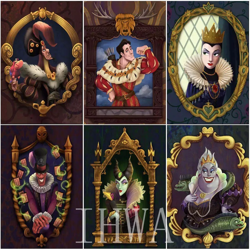 

Disney Diamond Painting Cartoon Characters Set Hobby Art 5D DIY Full Drill Mosaic Home Decoration Children's Gifts