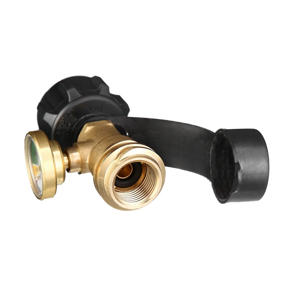 Адаптер бака прочный наружный латунный резьбовой соединитель индикатор