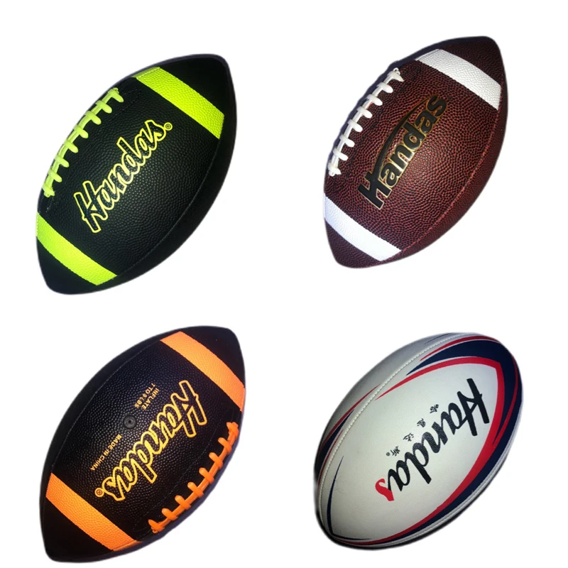 

Регби Американский британский полиуретановый ремень ПВХ машинная строчка № 3 № 5 № 7 9 дюймов тренировочный регби для детей взрослых регби