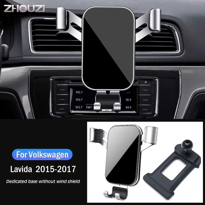 

Car Mobile Phone Holder For Volkswagen VW LAVIDA 2015-2017 Special Air Vent Stand GPS Gravity Navigation Bracket Car Accessories