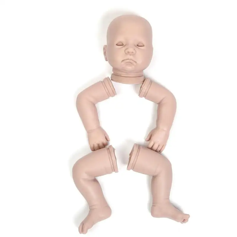 

22inch NPK DOLL bebe Reborn Kit Prototype Rebirth Infant Doll Mould unpainted silicone doll head and limbs