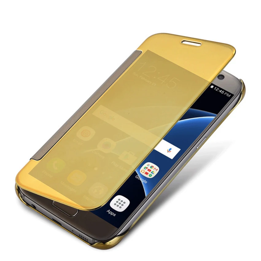 Зеркальный Прозрачный чехол для телефона samsung Galaxy A3 A5 2016 2017 SM A310 A510 A320 A310F A320FL A320F
