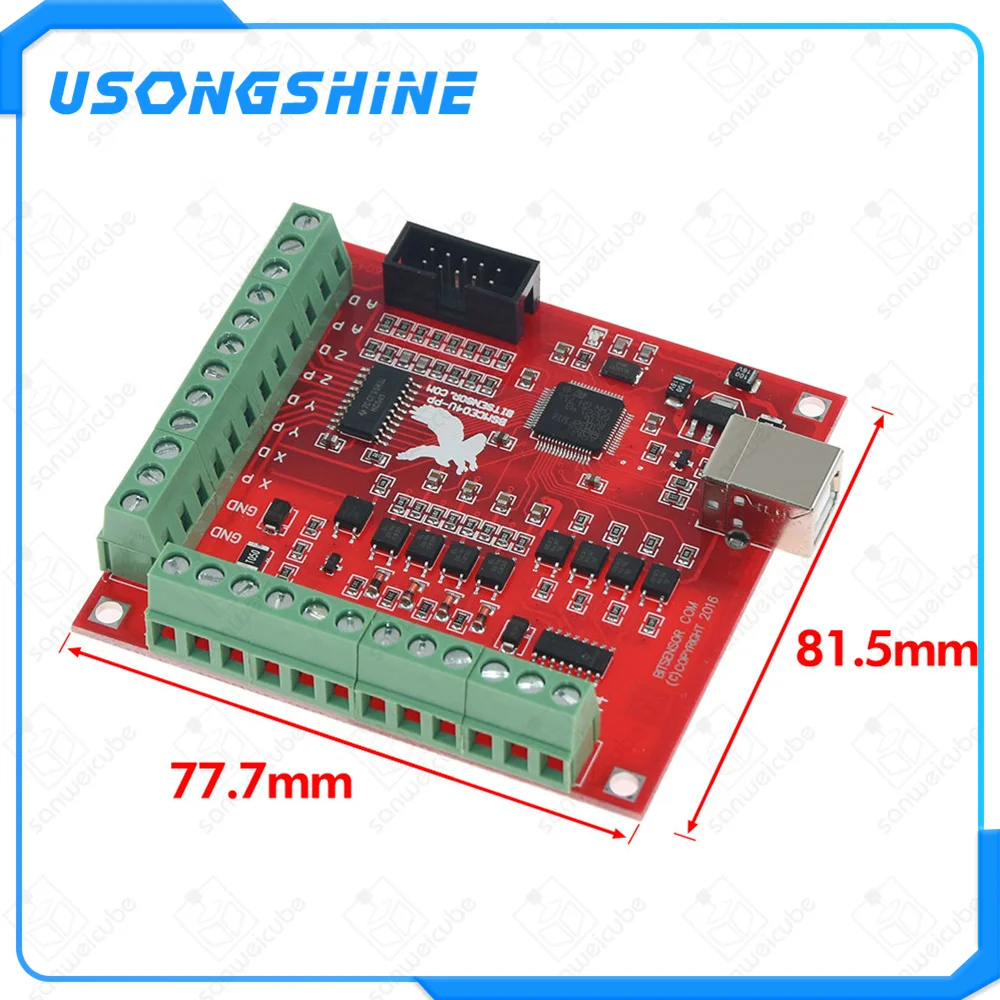 1 шт. ЧПУ USB MACH3 100 кГц секционная плата 4 оси интерфейс драйвер контроллер движения ЧПУ USB MACH3 100 кГц секционная плата 4 оси в