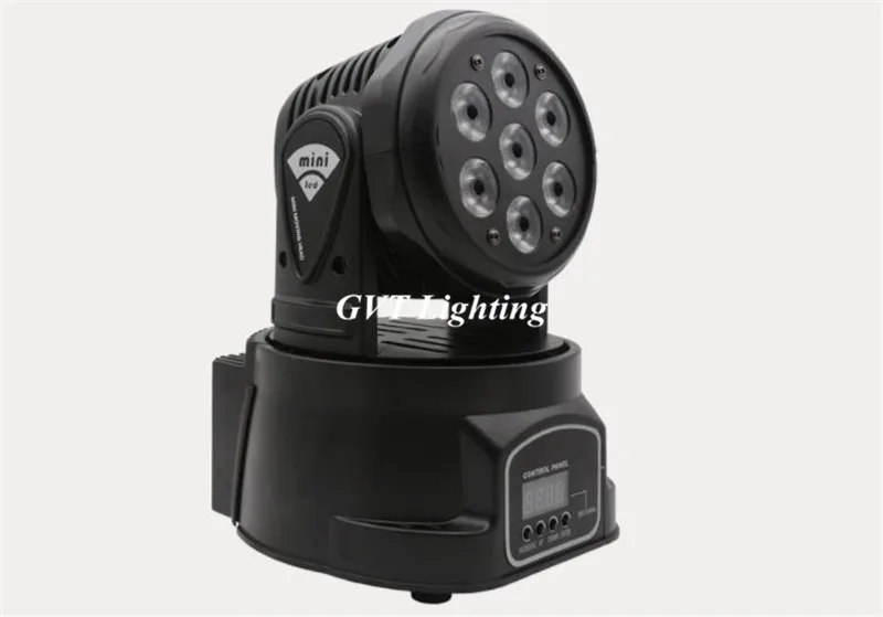 2 шт. светодиодный Wash 7x18 Вт RGBWA + UV/7x12 RGBW Поворотная лампа 6 В1 UV для дискотека диджей