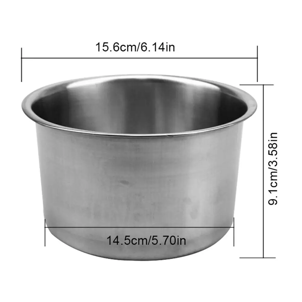 1 шт. горшки из нержавеющей стали раковина для супа ручная работа приправ