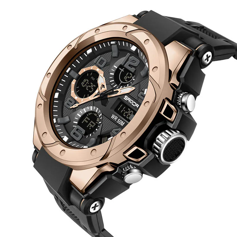

Orologio Uomo New Survive Outdoor LED Digital Watch Men Multifunction 50M Waterproof Quartz Army Watches For Men's Montre Homme