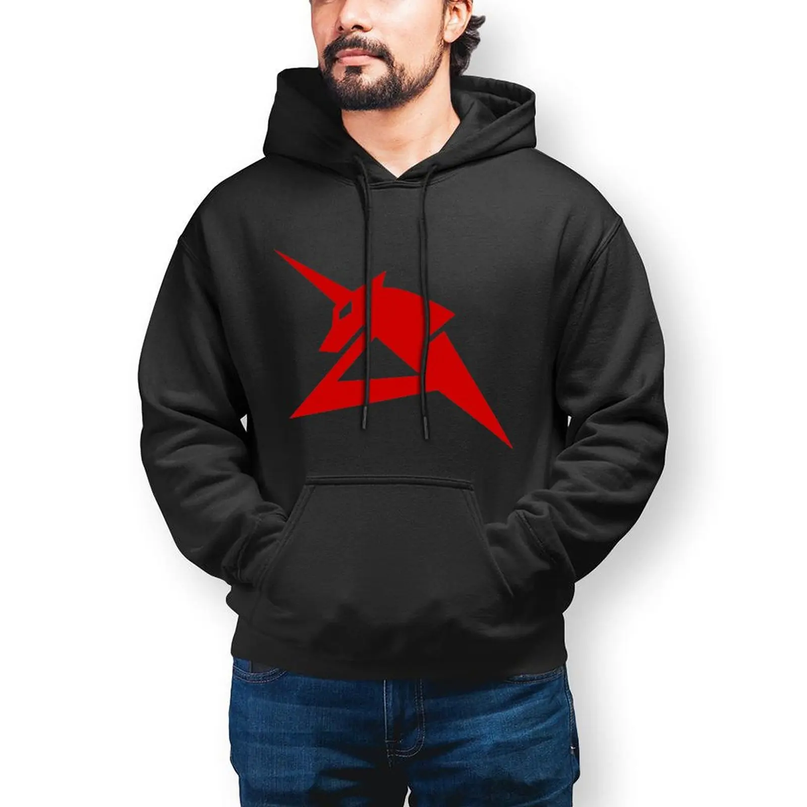 

Bandai Gundam Rx-0 Gundam Unicorn Hoodie Anime Nice Long Cotton Hoodies Mens Streetwear Pullover Hoodie