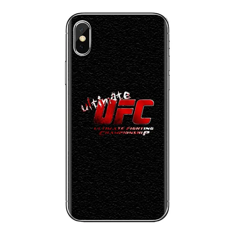 Силиконовый чехол сумка супер UFC боксер боец логотип для Xiaomi Mi3 samsung A10 A30 A40 A50 A60 A70