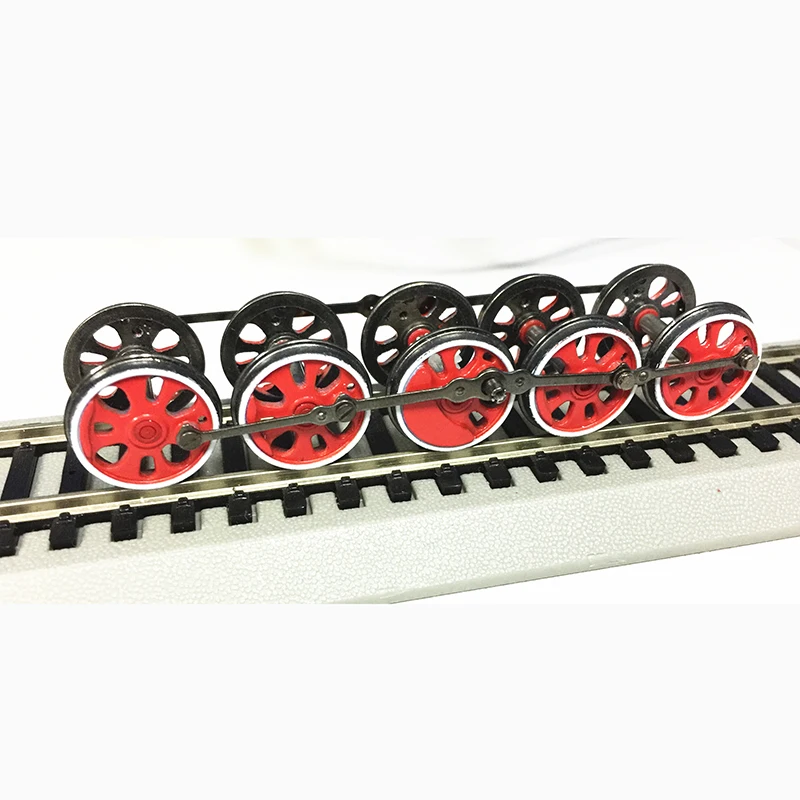 HO1/87 Accessories Steam Locomotive Simulation Model Accessories Metal Moving Wheel Set Wheelset Assembly