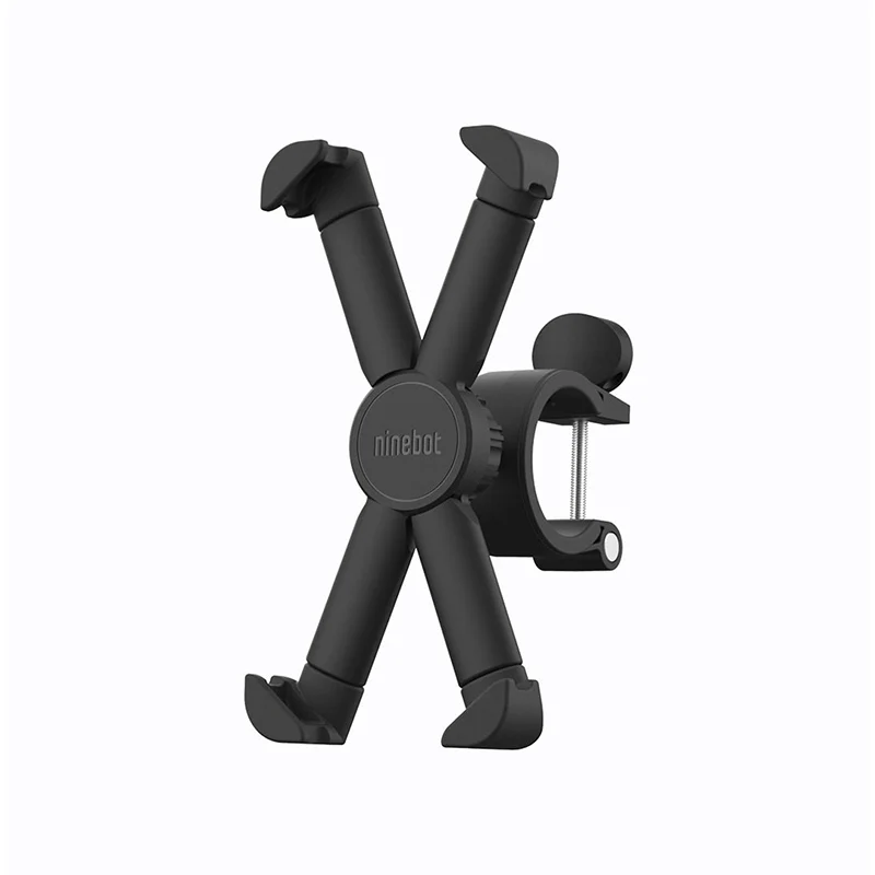 black Ninebot держатель для телефона на руль скутера для Ninebot es2 es4 Kickscooter вращение на 360 подходит для различных моделей телефонов - Цвет: black