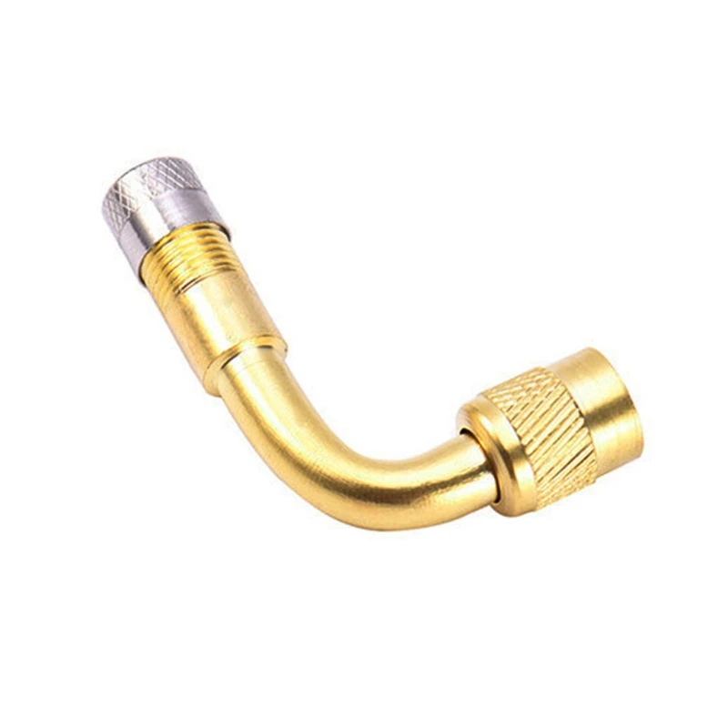 

45/90/135 Degree Angle Brass Air Tyre Valves Stem with Extension Adapter for Car