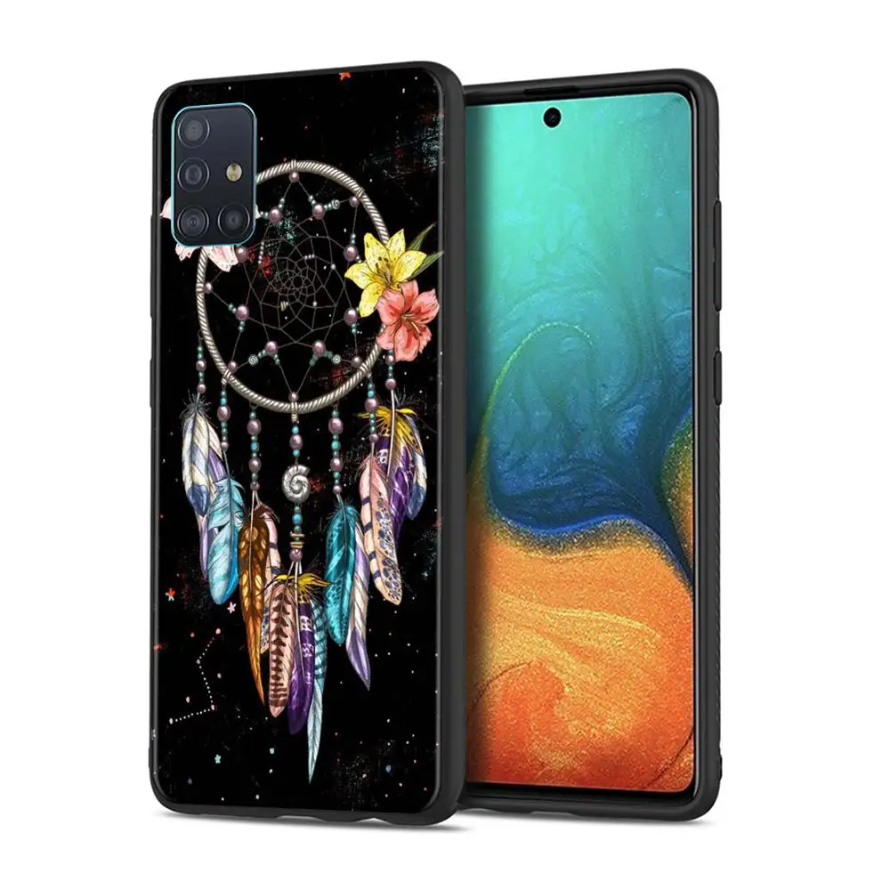 

Case for Samsung Galaxy M10 M10s M20 M30 M40 M11 M21 M31s M51 M01 A7 2018 TPU Soft Phone Cover Dream catcher Pattern Cases