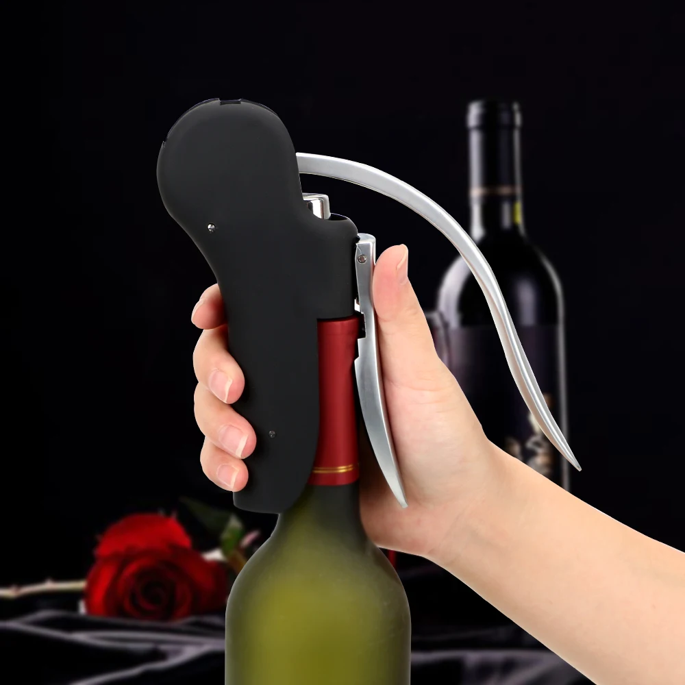 

HILIFE Cork Drill Lifter Kit Convenient Bottle Openers Foil Cutter Wine Tool Set Bar Lever Corkscrew Kitchen Accessories