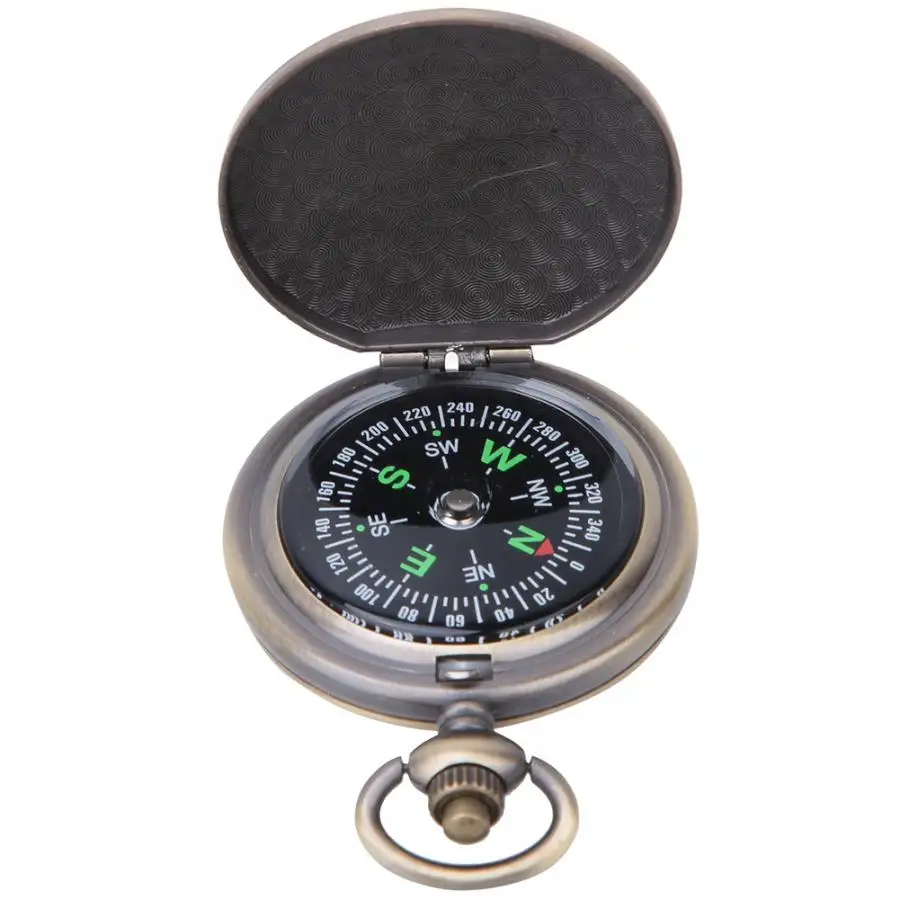 

Zinc Alloy Flip-open Pocket Watch Compass Outdoor Portable Navigation Compass Outdoor Camping Hiking Watch Compass