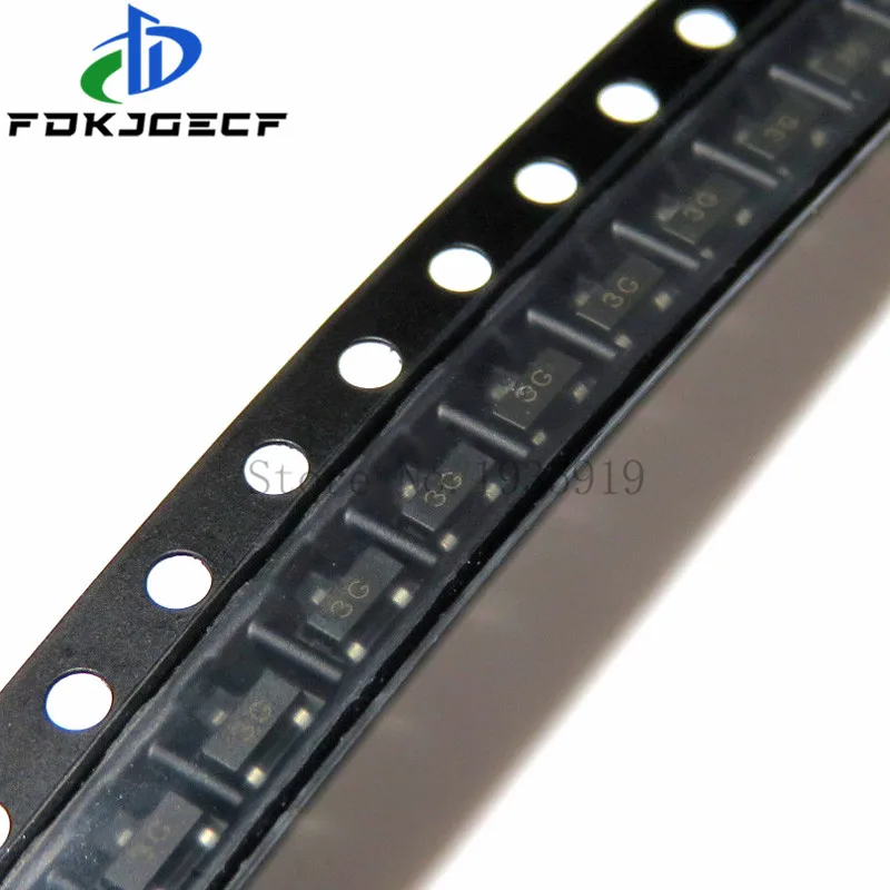 100 шт. 3G BC857C SMD BC857 SOT-23 |
