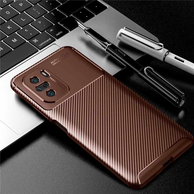 For Cover Poco F3 Case For Xiaomi Poco F3 Capas Armor Silicone Rubber Shockproof Bumper TPU Soft Cover For Poco F3 X3 Pro Fundas