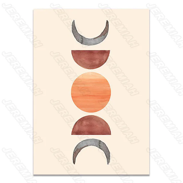 

Sun Basan cartoon poster Nordic style waterproof ink painting print art painting modern living room bedroom decoration