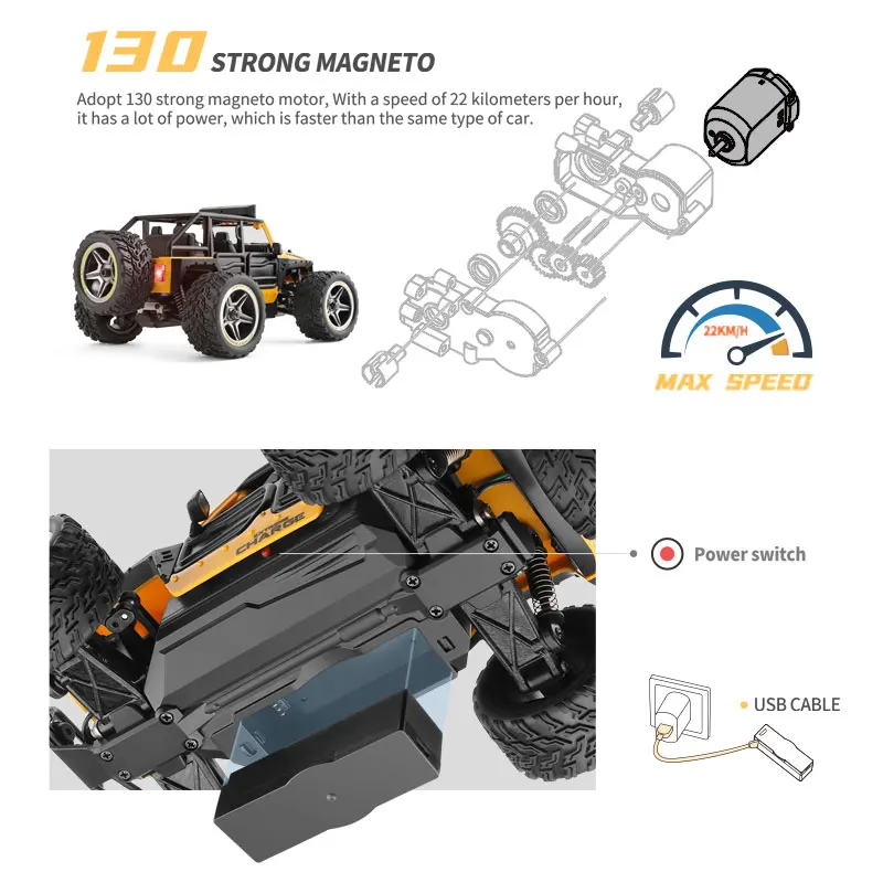 Wltoys 322221 22201 2 4G мини Радиоуправляемый автомобиль 2WD Off-модель дорожного