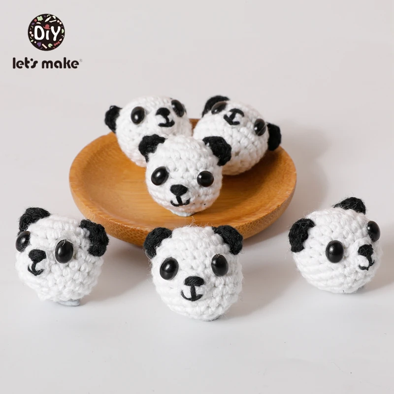 Вязаные крючком бусины Let's Make 1 шт. Детские аксессуары сделай сам грызуны