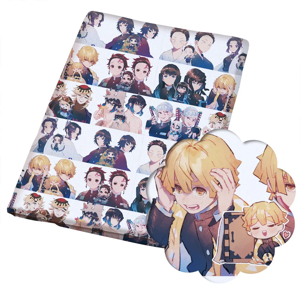 DIY 50*145 см цветочный узор Полиэстеровая хлопковая ткань из смешанных материалов с