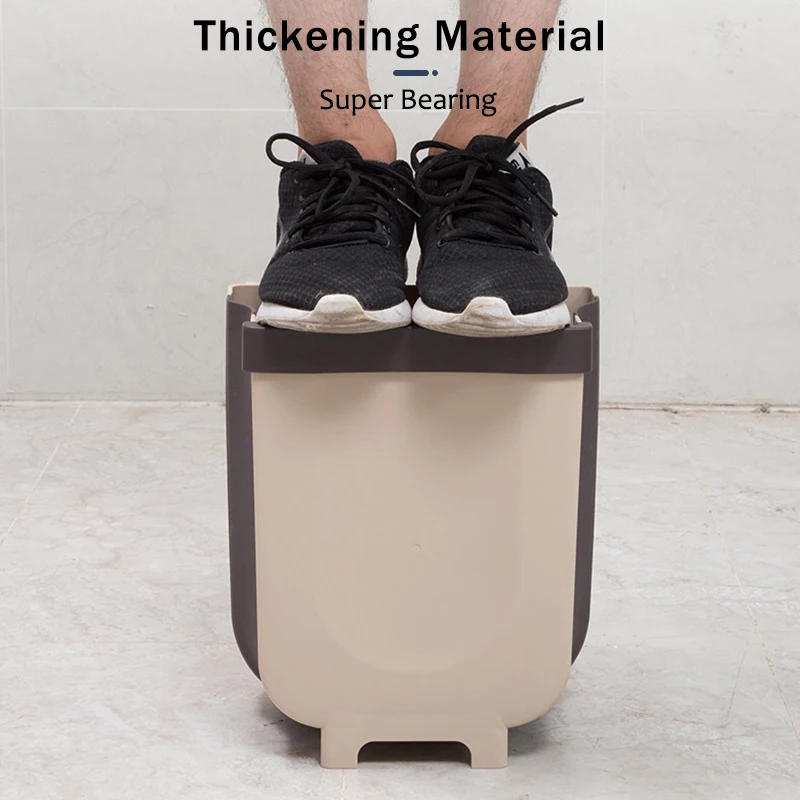 Настенный Складной мусорный ящик для кухни мусорное ведро ванной комнаты