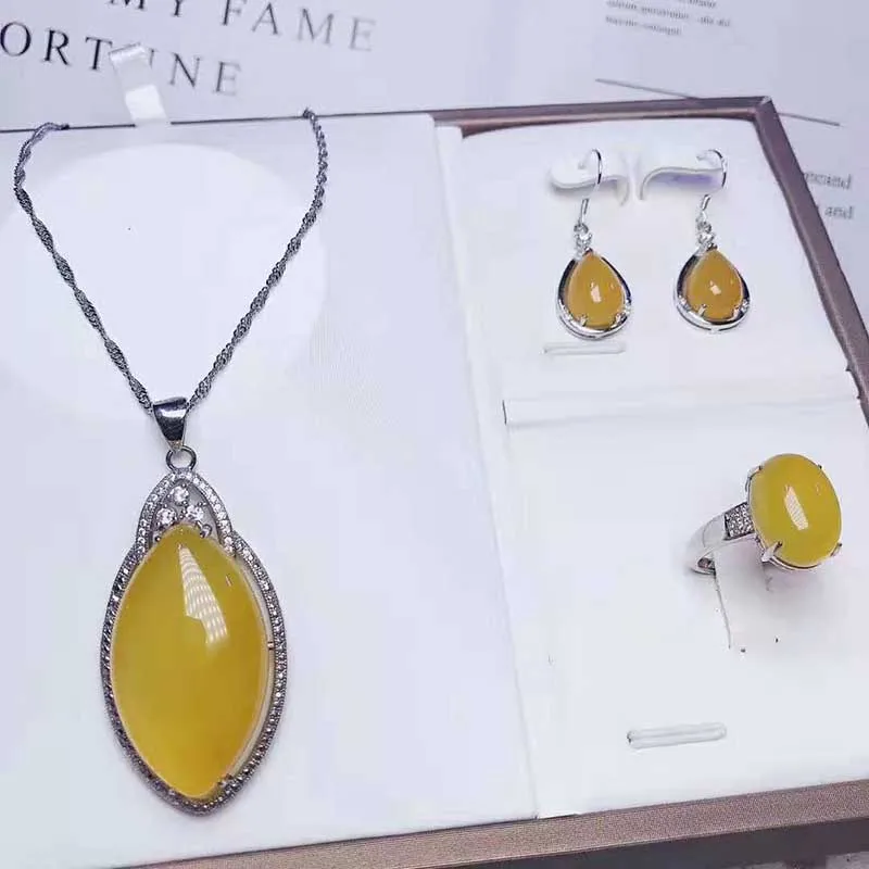 S925 серебро инкрустированные натуральный нефритовый подвесной кольцо серьги