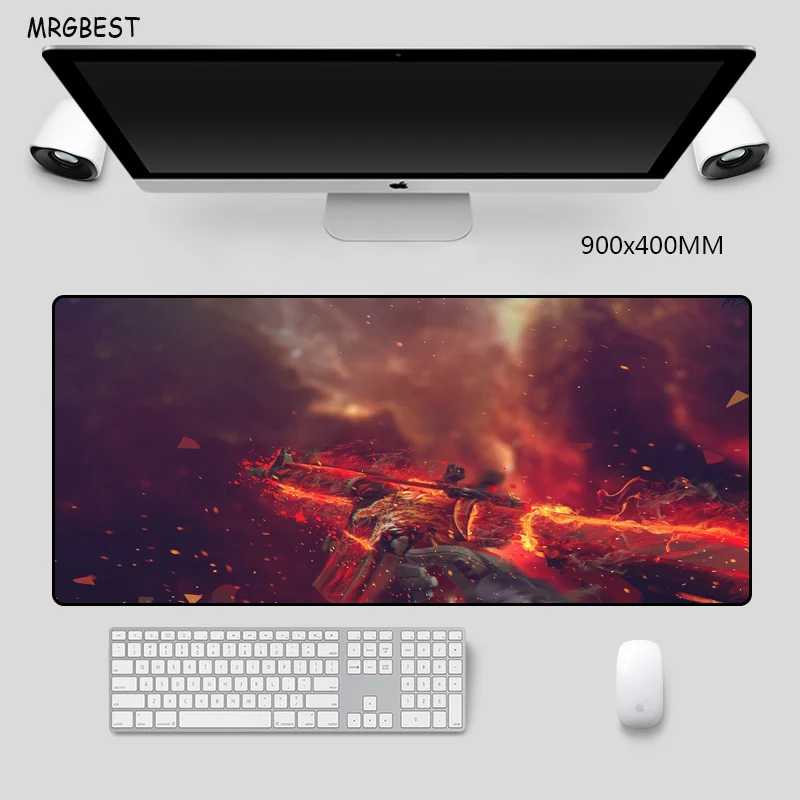 Большой игровой коврик MRGBEST с нескользящим резиновым ковриком Настольный для