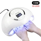 Светодиодный УФ-светильник 7254484036 Вт для маникюра и сушки ногтей для отверждения гель-лака для ногтей