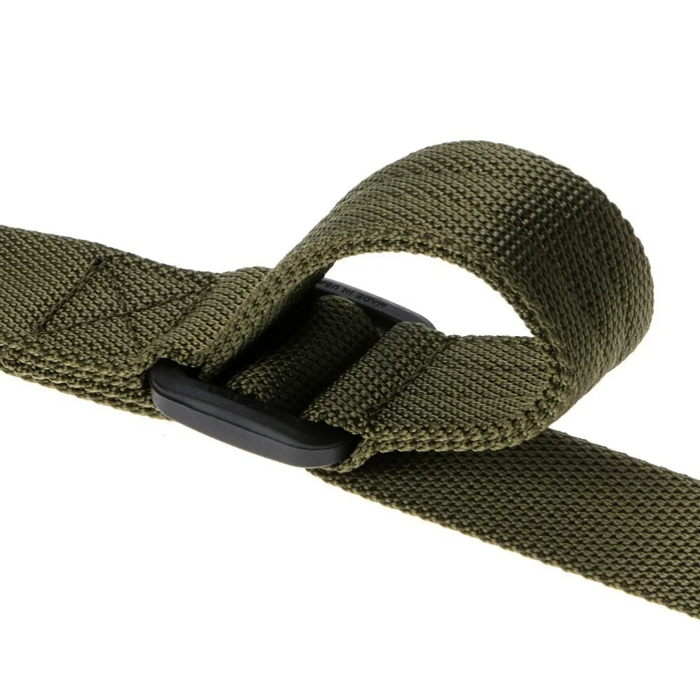 

Nylon Adjust Hunting Training Belt Hiking Outdoor Belts Waist Belt Accessories (Black)