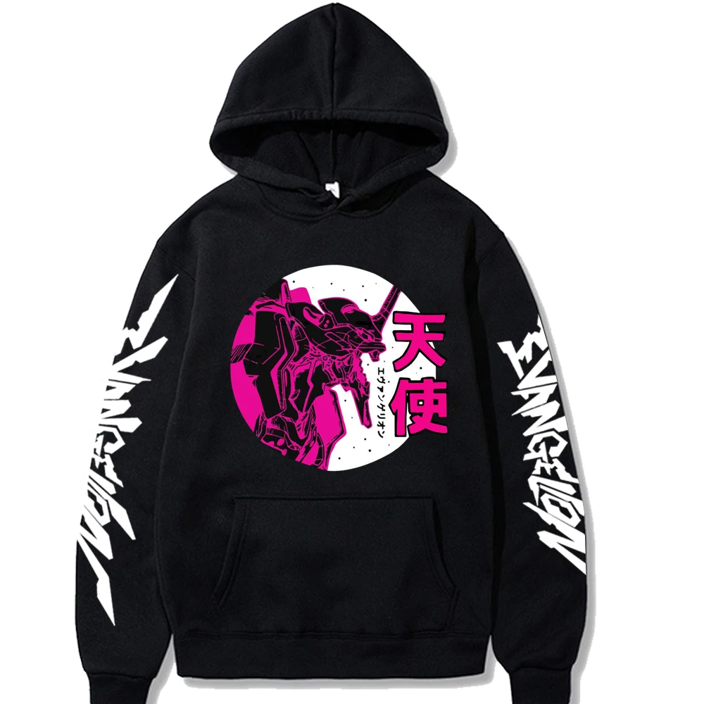 

Men Hoodie Ayanami Rei Anime Graphic Print Sweatshirt Streetwear Harajuku Pullover Tops