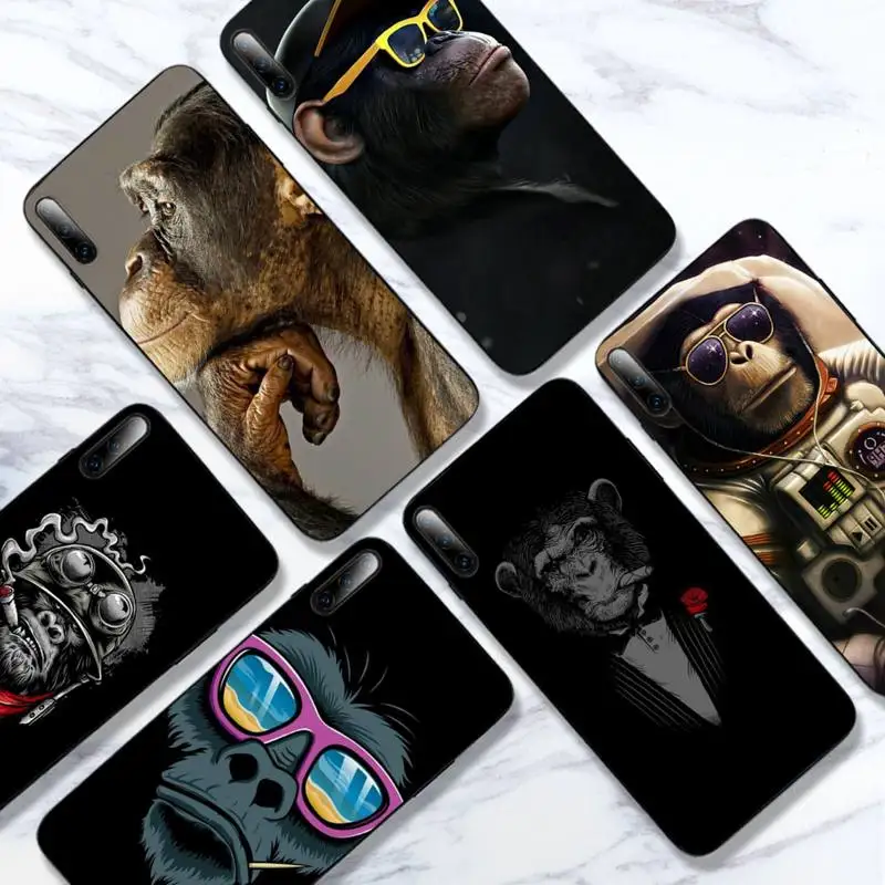 

Amazing Monkey Chimpanzee Phone Case For Huawei P9 P10 P20 P30 P40 Lite 2016 2017 Pro SMART2019 Cover