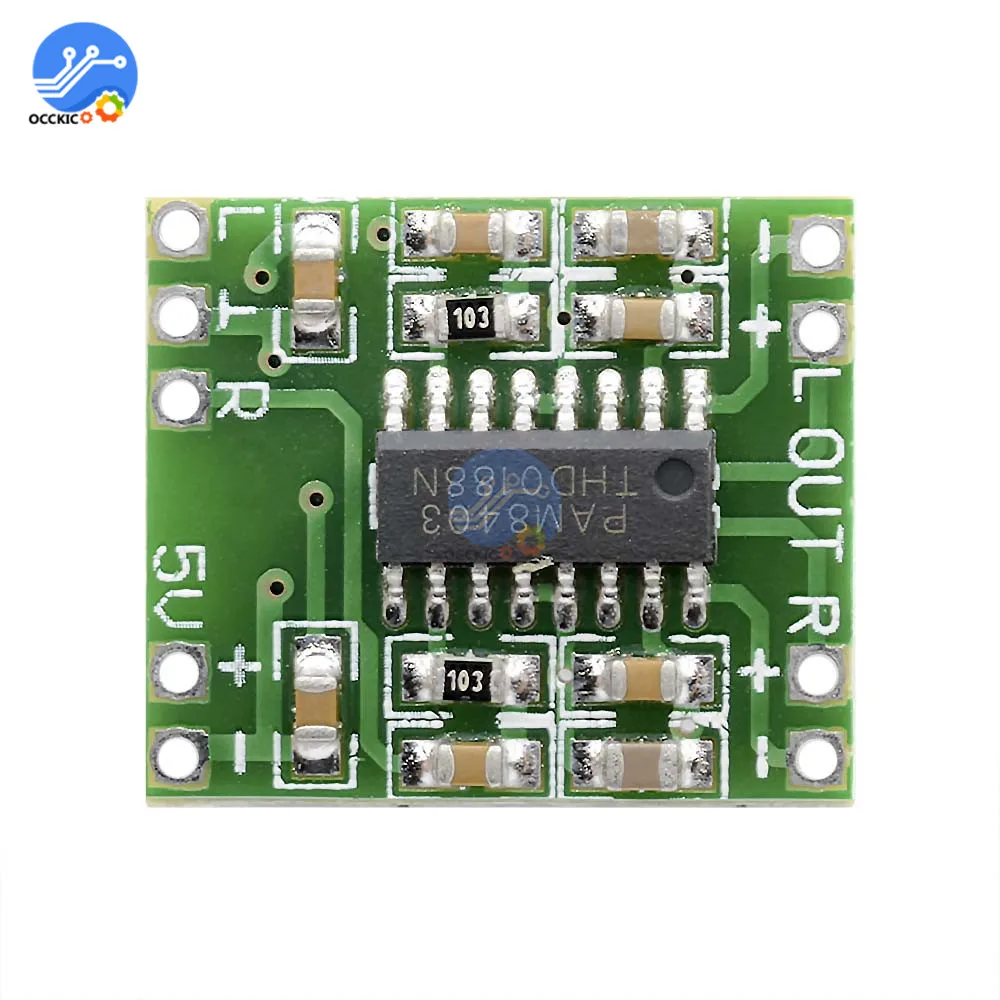 Плата цифрового мини усилителя PAM8403 2*3 Вт класс D|board board|board digitalboard to board |