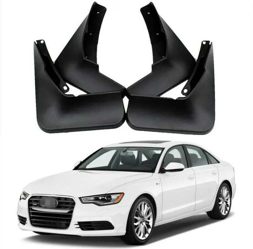 New OE Quality Splash Guards Mud Flaps 4G0075111/101 Fit For 2011-2015 Audi A6 C7 Sedan | Mudguards