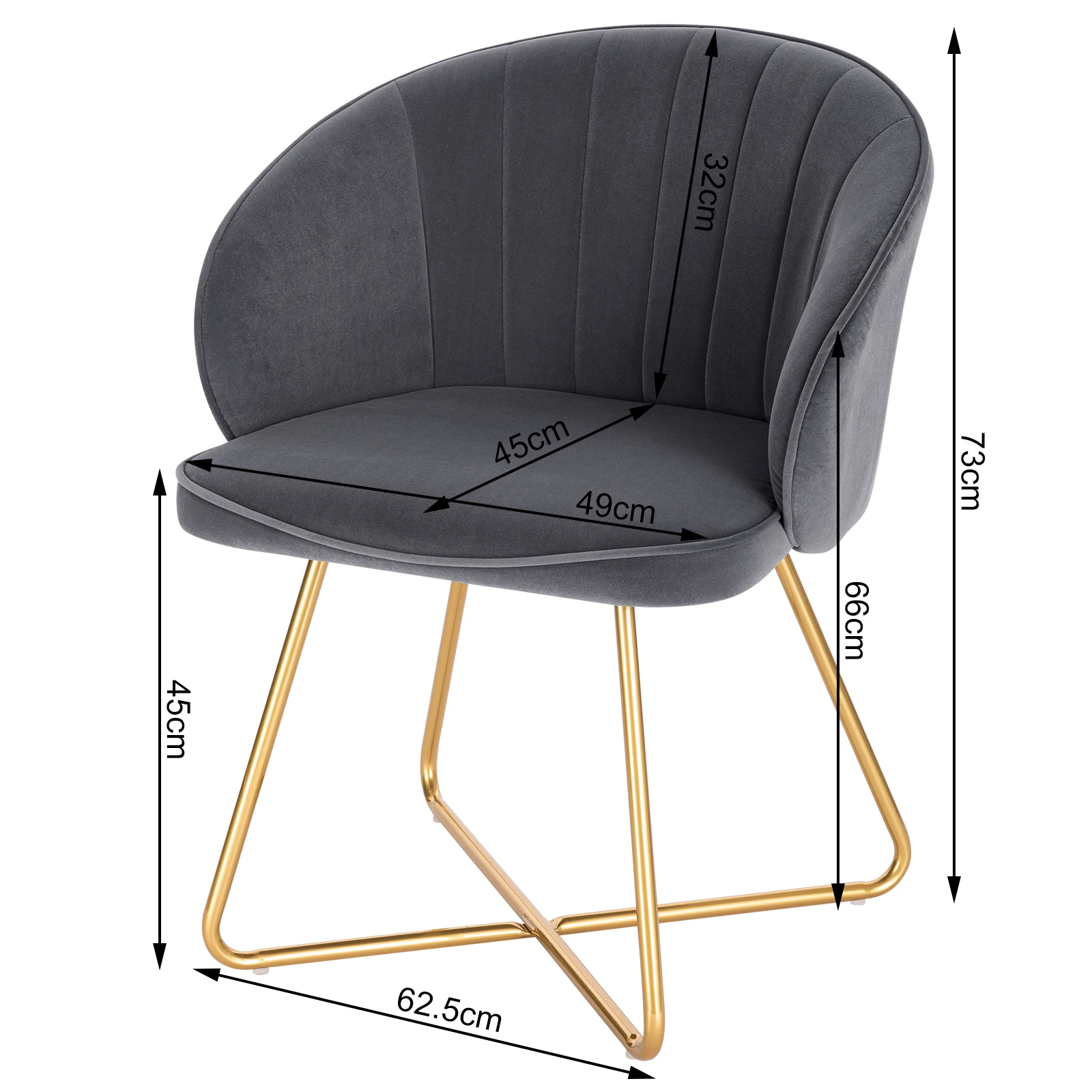 Эргономичное бархатное кресло стул для столовой спальни гостиной дома офиса