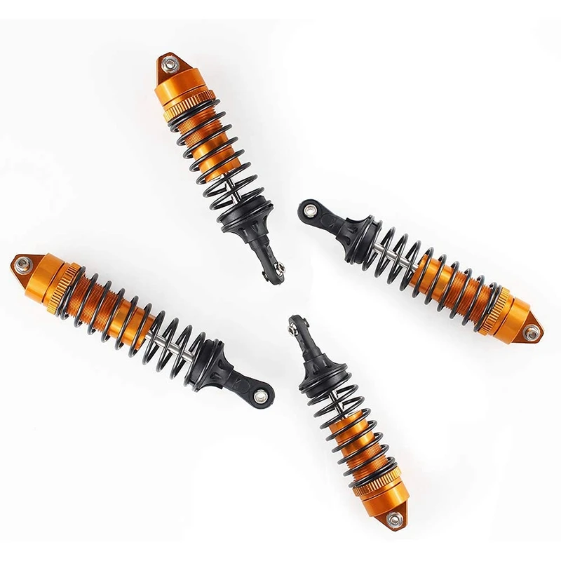 

FBIL-Shock Absorber Front & Rear, Aluminum Alloy Assembled Springs Damper for 1/10 Traxxas Slash 4X4 4WD RC Cars