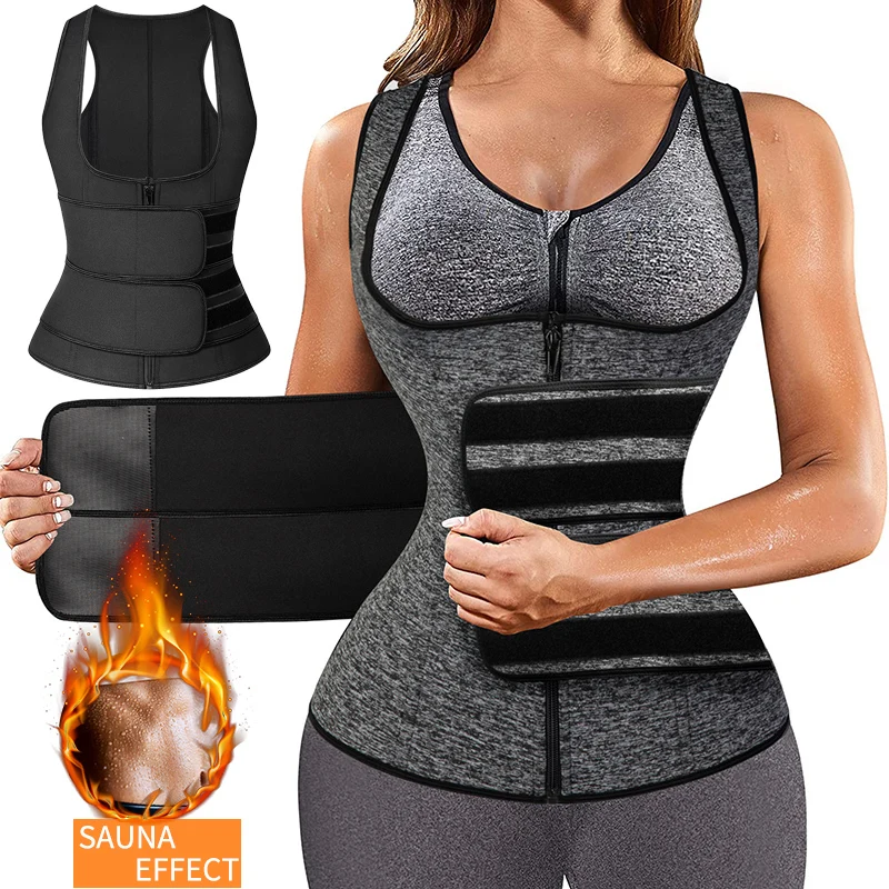 

Waist Trainer for Women Slimming Corset Waist Cincher Workout Girdle Hourglass Neoprene Body Shaper Sweat Vest Shapewear Tops