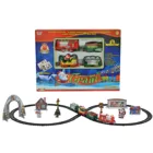 Реалистичная модель электрического поезда, игрушки, Рождественская сборка, поезд, железная дорога, игрушки, подарок для детей, для вечеринки, дома, Рождественское украшение для дорожного движения