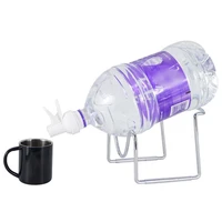 5l portable water jug holder water bottle metal rack camping travel water bottle jug dispenser stand rack for outdoor