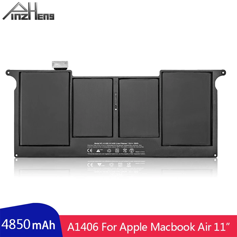 

PINZHENG A1406 Laptop Battery For Apple Macbook Air 11" A1370 2011 A1465 2012 Years MC968 MC969 MD223 MD224 Battery With Tools
